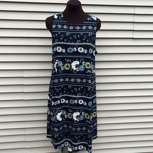 Loft flowery summer dress perfect for travel or going anywhere size large